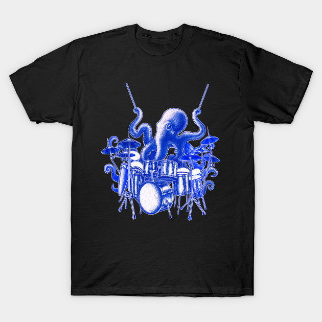 Octopus playing drums by Artardishop